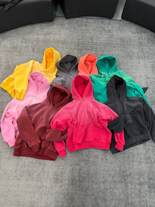 Faded Acid Wash Hoodies