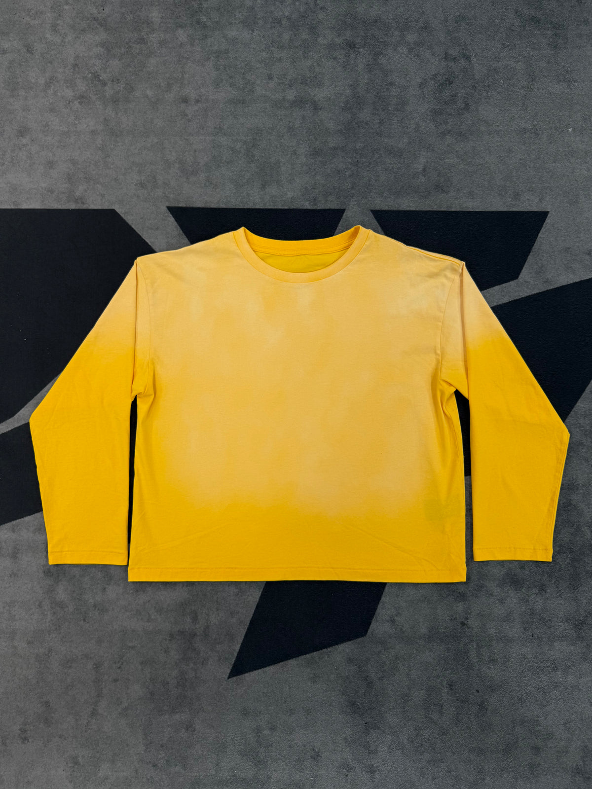 Faded Acid Wash Spray Long Sleeve