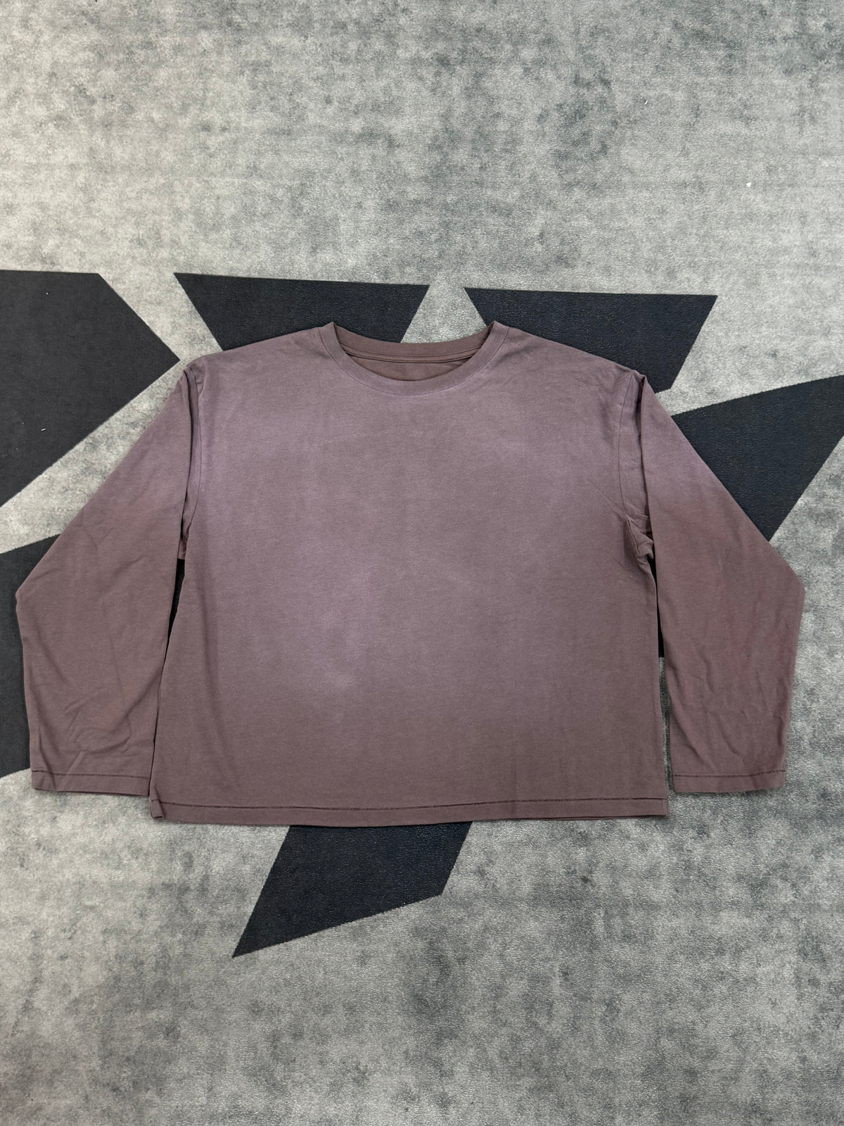 Faded Acid Wash Spray Long Sleeve