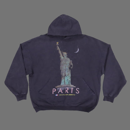 PARIS LIBERTY HOODIE OVERSIZED PATTERN