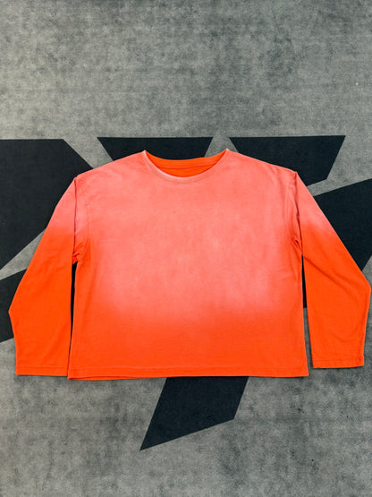 Faded Acid Wash Spray Long Sleeve