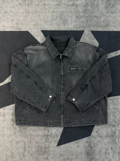 Acid Wash Canve Jacket